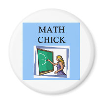 MATH CHICK magnets