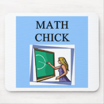MATH CHICK mousepads