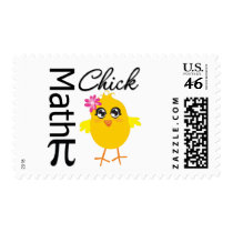 Math Chick Stamp