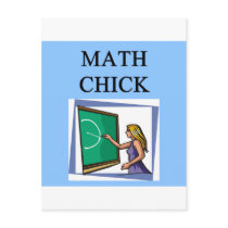 MATH CHICK postcards