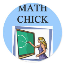 MATH CHICK stickers