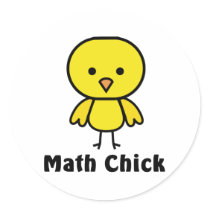 Math Chick stickers by chick_appeal Math Chick stickers