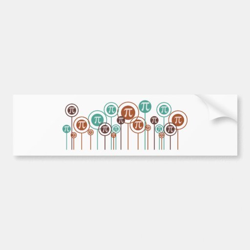Math Daisies Bumper Stickers