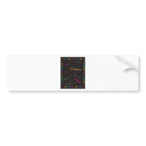 Math Design Black Bumper Stickers