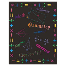 Math Design Black Flyer