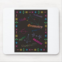 Math Design Black Mousepads