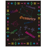 Math Design Black T-shirts