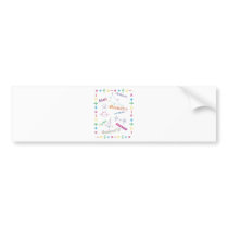 Math Design Bumper Sticker
