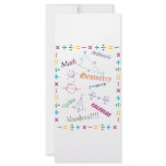 Math Design Full Color Rack Card