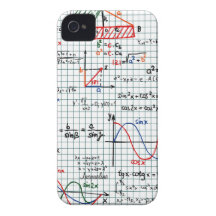 Math Formulas Numbers iPhone 4 Case