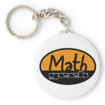 Math Geek Key Chain