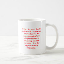 math geek love pick up line mug