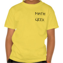 Math Geek - Pocket Tee Shirt