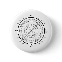 Math Geek Unit Circle Pinback Buttons