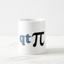 Math Humor - Cute Tee Pi Coffee Mugs