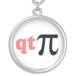 Math Humor - Cute Tee Pi Pendants