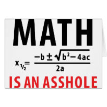math is an asshole cards by Tomaniac math is an asshole cards