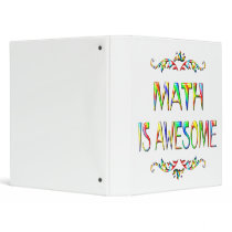 Math is Awesome binders