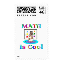 Math is Cool Postage Stamps