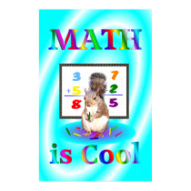 Math is Cool Poster posters