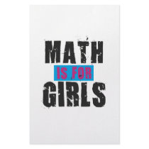 Math is for girls stationery
