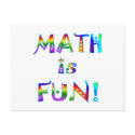 Math is Fun postcards by SchoolAids Math is Fun postcards