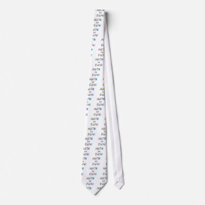 Math is Fun Neck Ties by SchoolAids