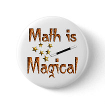 Math is Magical buttons by SchoolAids Math is Magical buttons