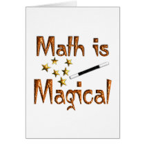 Math is Magical Greeting Card