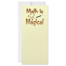 Math is Magical rack cards