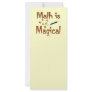 Math is Magical Rack Card Template