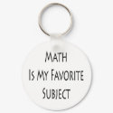 Math Is My Favorite Subject keychains by Supernova23 Math Is My Favorite Subject keychains