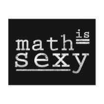 Math Is Sexy Postcard postcards