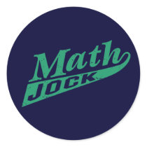 Math Jock Green stickers by techatfirstsite_II Math Jock Green stickers