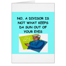 math joke greeting card