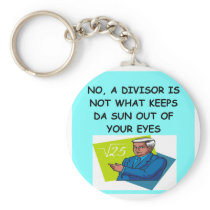 math joke key chain