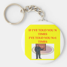 math joke keychain