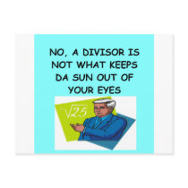math joke post cards