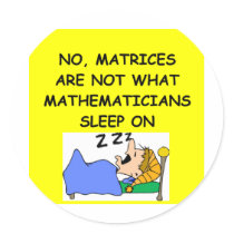 math joke round stickers