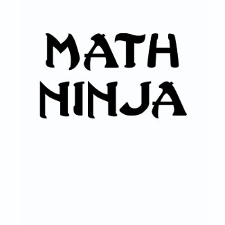 Math ninja shirt