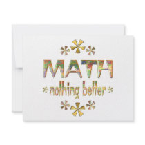 MATH Nothing Better invitations by SchoolAids MATH Nothing Better invitations