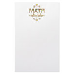 MATH Nothing Better Custom Stationery