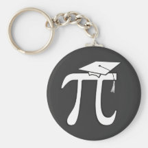 Math Pi Graduate Key Chain