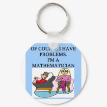 MATH psychology joke keychains