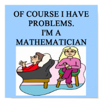 MATH psychology joke posters