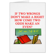 MATH riddle cards
