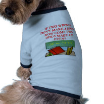 MATH riddle pet clothing