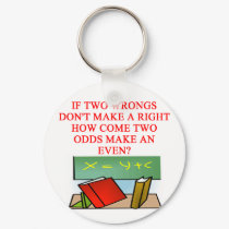 MATH riddle keychains