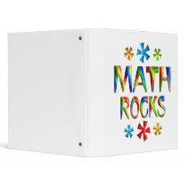 MATH ROCKS 3 RING BINDERS
