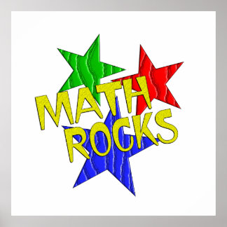Math Rocks Posters | Zazzle